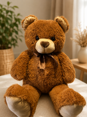 ı Sevimli Büyük Boy Kahverengi Peluş Ayıcık 150cm