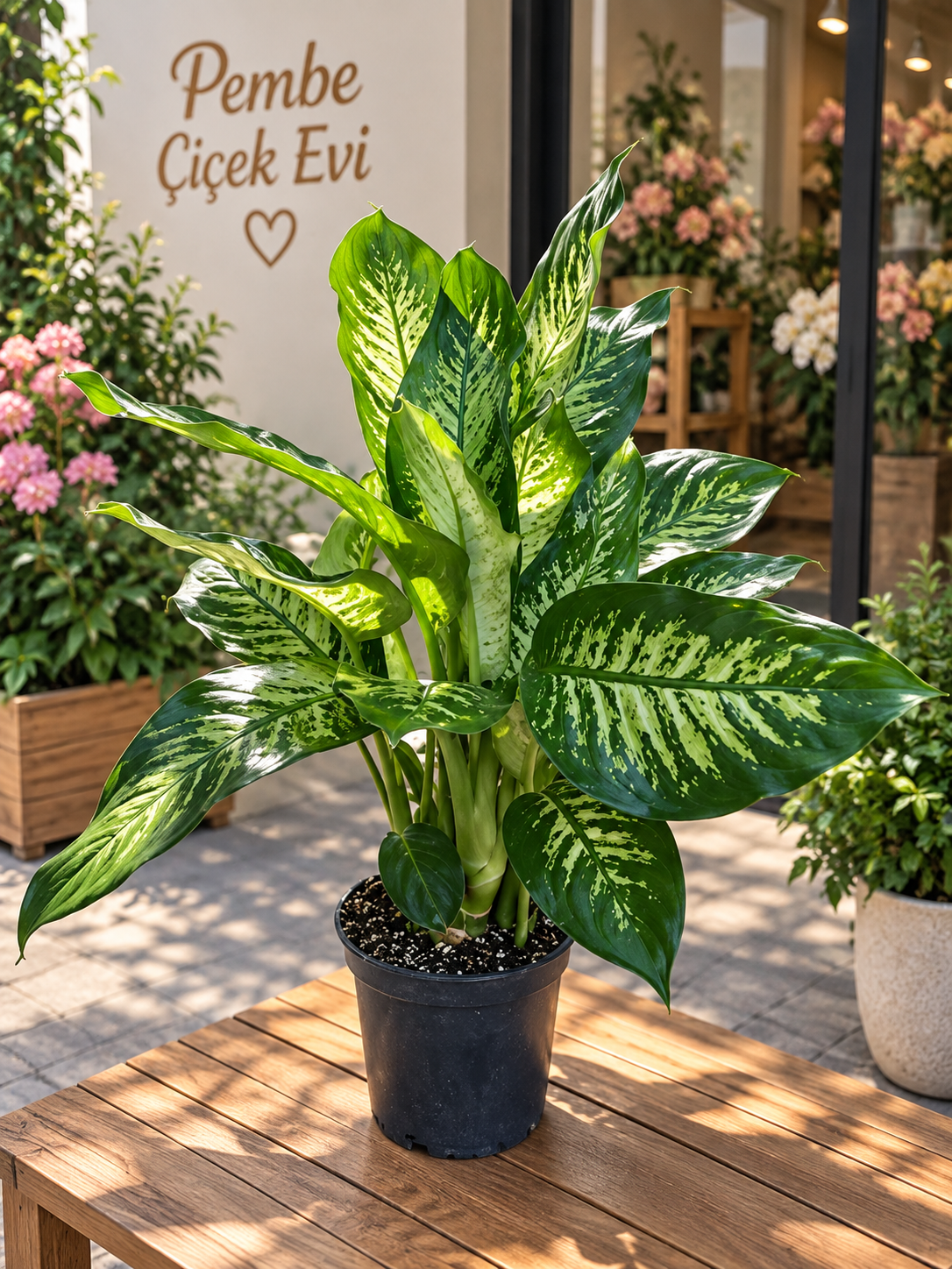 Difenbahya (Dieffenbachia) Büyük Boy Salon Bitkisi